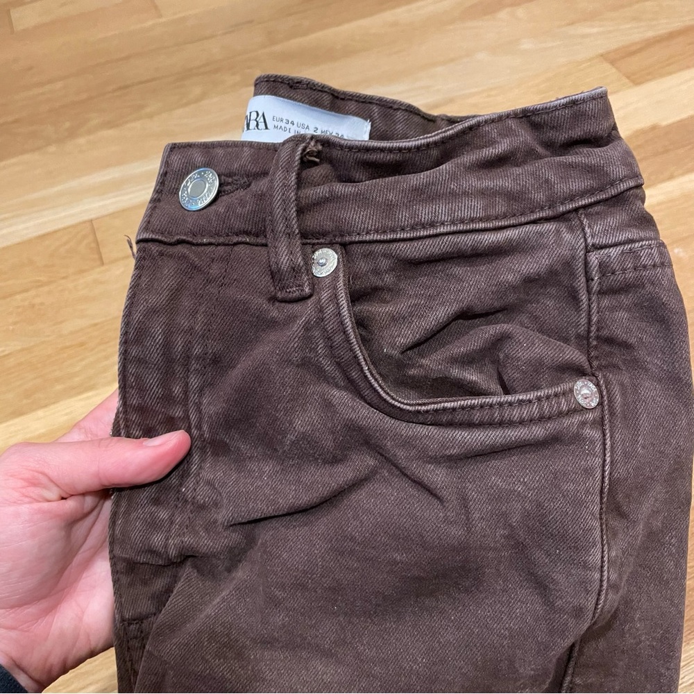 Zara Slit High Rise Jean - Picture 5 of 7